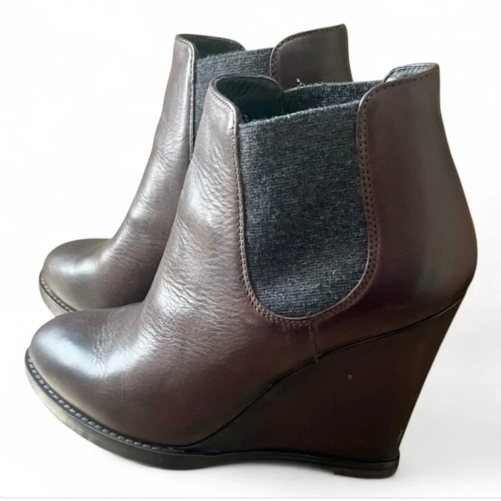 Brunello Cucinelli Leather Boots - 37.5 - Picture 11 of 11